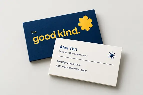Name cards design concept