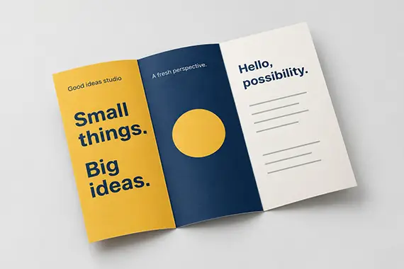 Flyers & brochures design concept