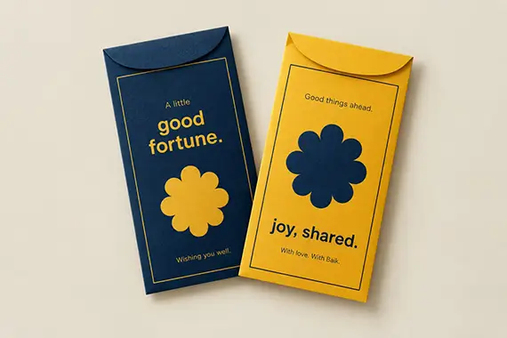 Red packets design concept